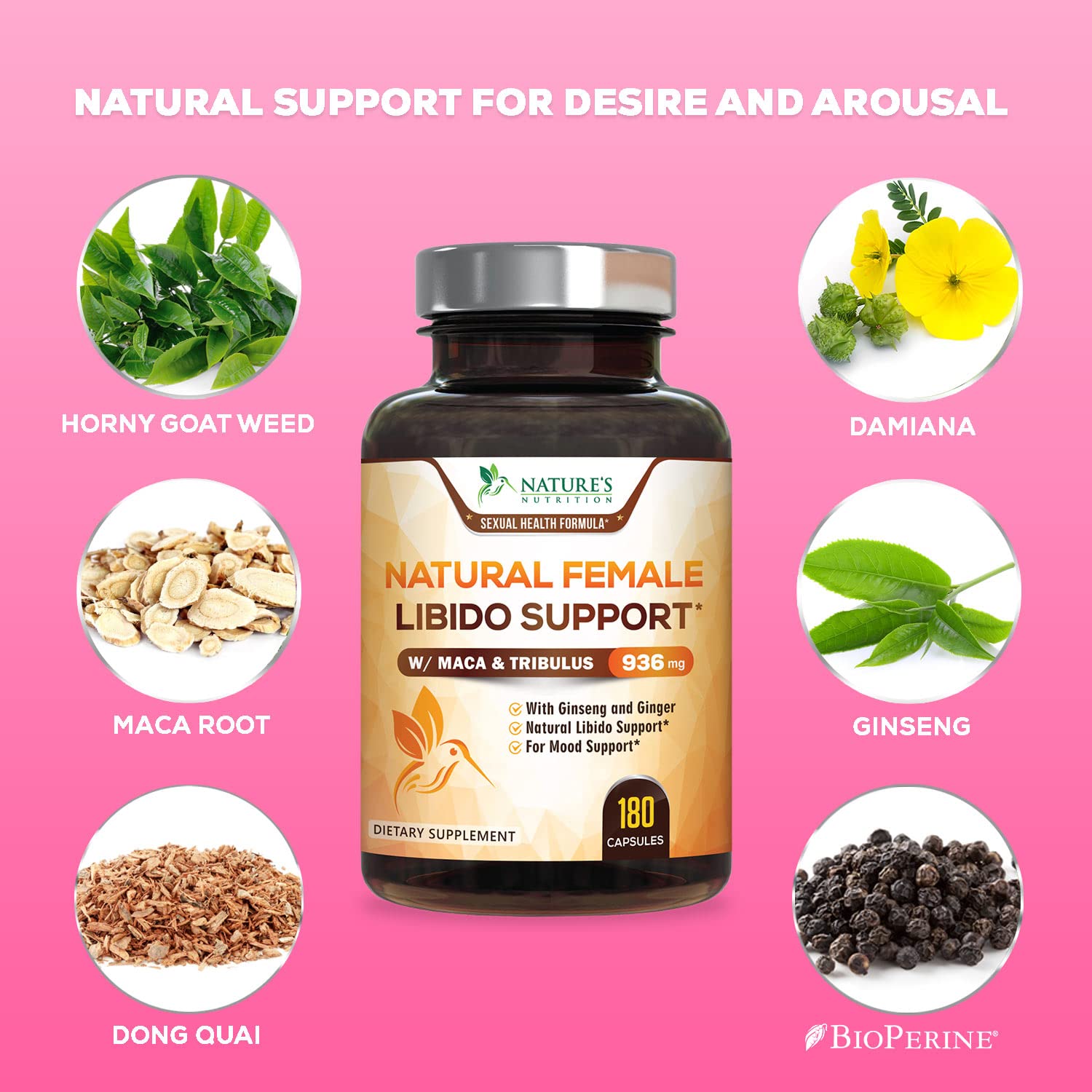 Buy Female Libido Supplement for Excitement, Desire, and Energy Support