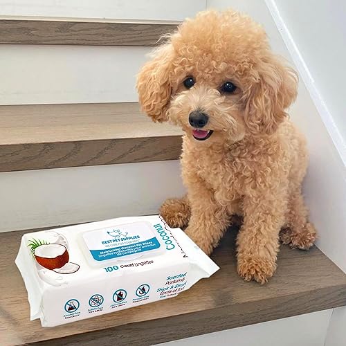 Miniatura 6 de Toallitas de aseo para perros y gatos Hipoalergénicas y desodorantes, Coconut