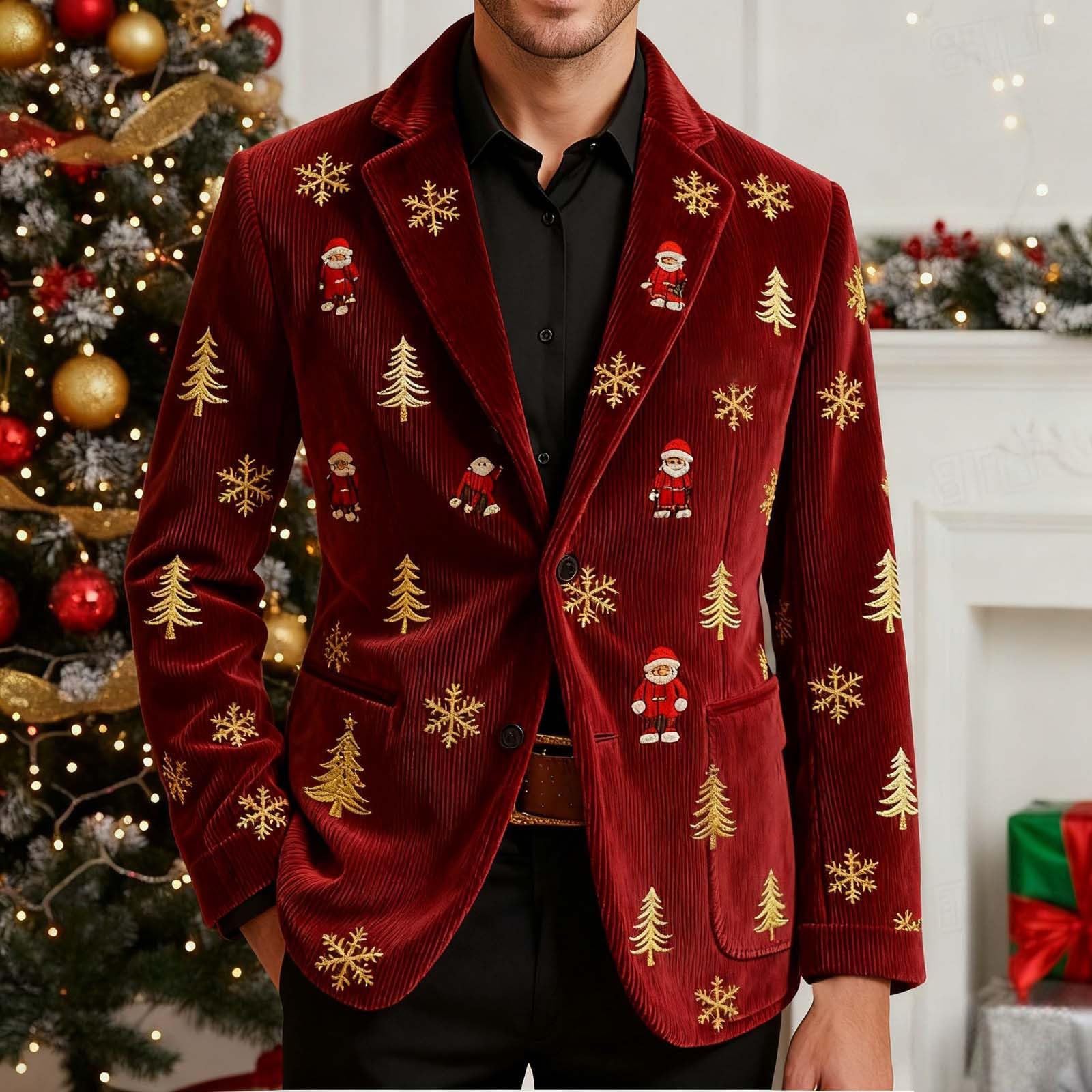 Genérico Americana Hombre Blazer Slim Fit Fiesta Chaqueta de Traje Caballero Elegante Negocios Boda Casual Ajustada Moderna Estilo Noche A15