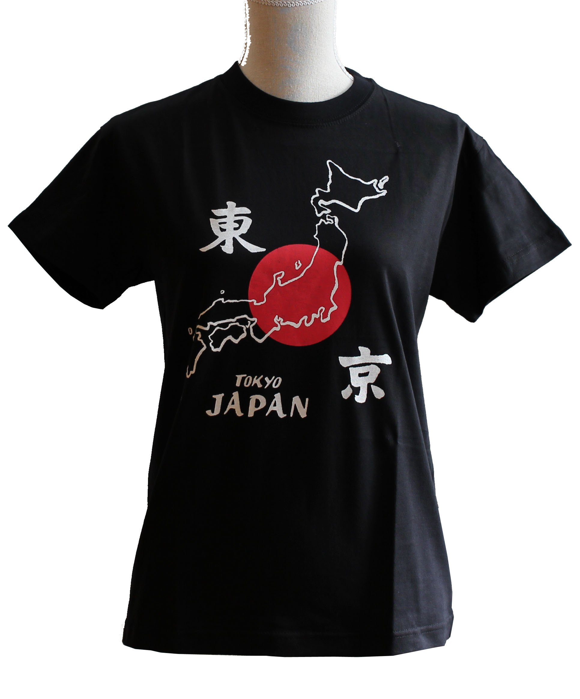 Amazon.co.jp: Souvenir of Japan T-shirt Tokyo Map (Black) [T-shirt 