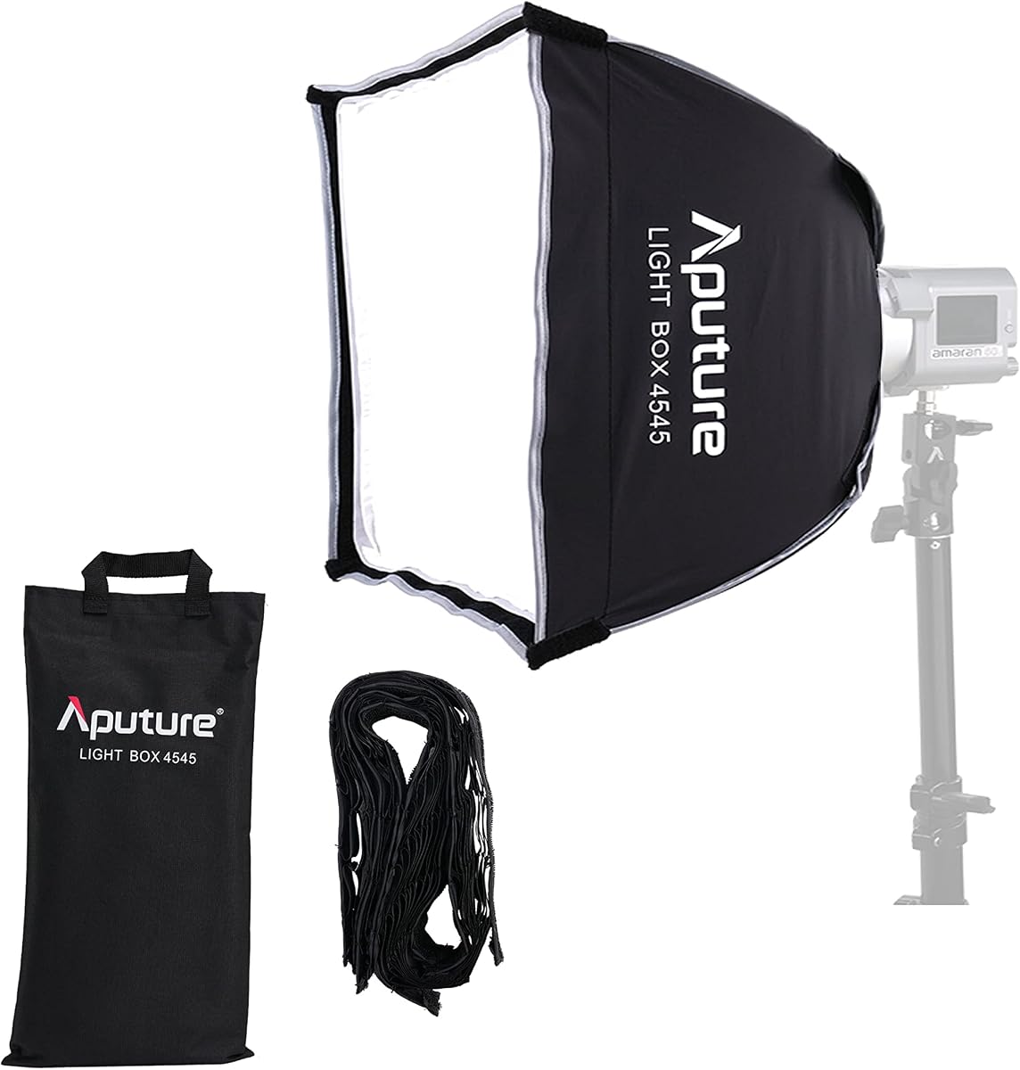 Caja de luz 4545 Caja suave cuadrada | Para Amaran COB 60X S, 60D S, 100D S, 200X S Series Luz de vídeo LED
