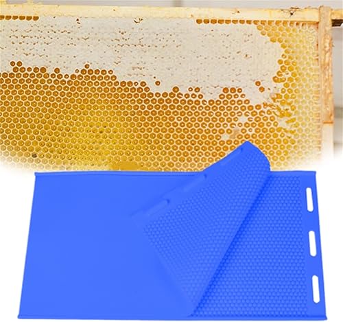 Miniatura 6 de Molde de prensa de base de cera de abejas, cera de colmena flexible de silicona para colmena para máquina, hojas de base, herramienta de prensa para