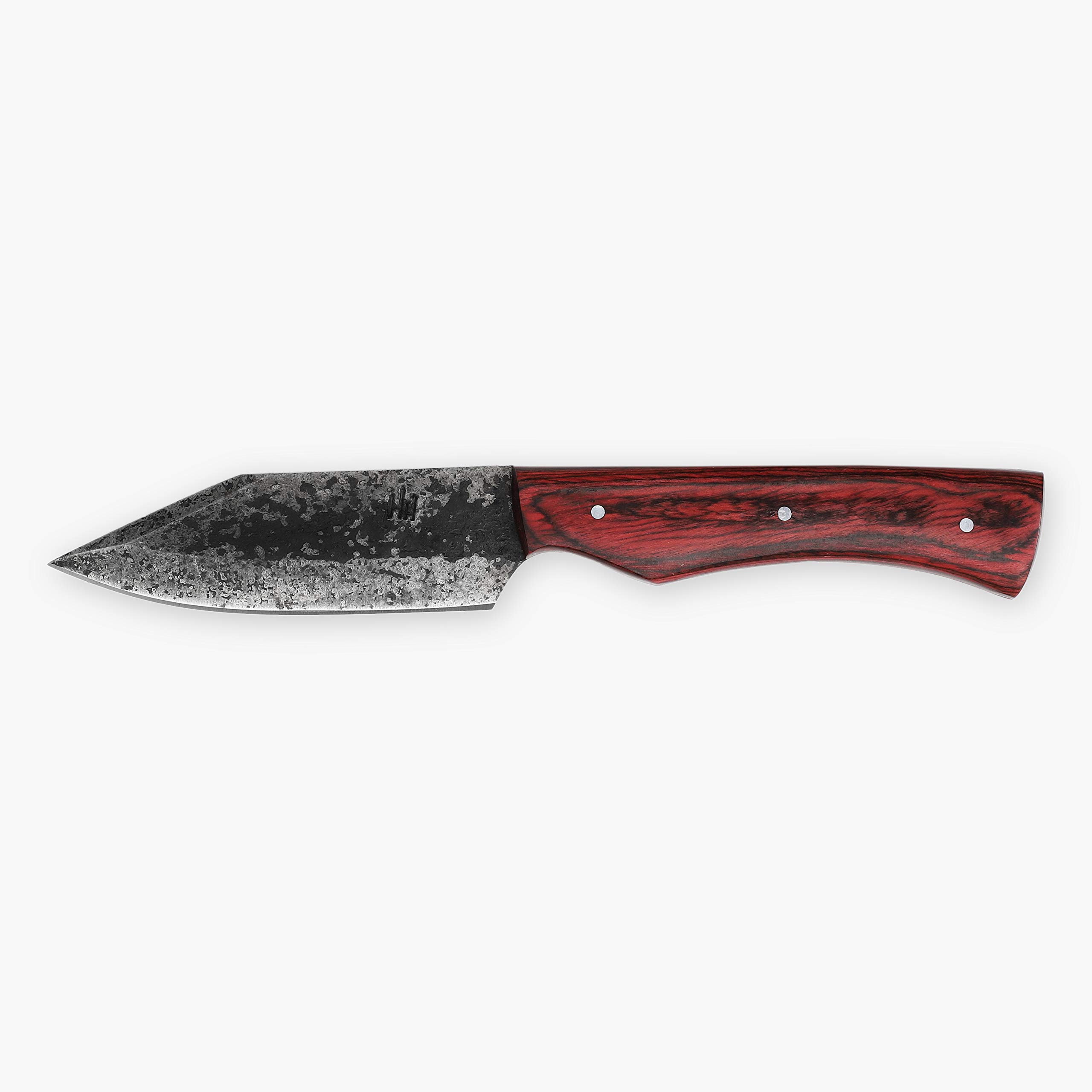 Hobby Hut HH-332 Handgemachtes Jagdmesser mit Scheide, 21 cm, 1095 Messer mit Fester Klinge aus Kohlenstoffstahl, Pakka-Holzgriff Für Jagdcamping