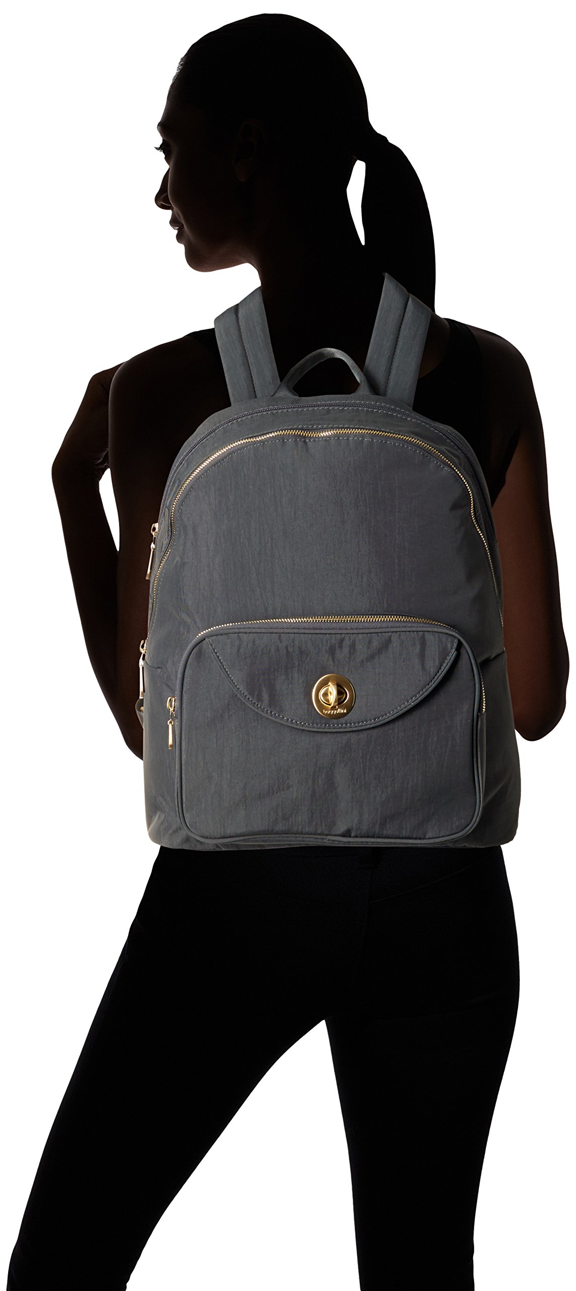 baggallini brussels laptop black backpack Baggallini Brussels Laptop Chrcl Backpack, Charcoal, One Size - Buy Baggallini  Brussels Laptop Chrcl Backpack, Charcoal, One Size Online at Low Price in  India