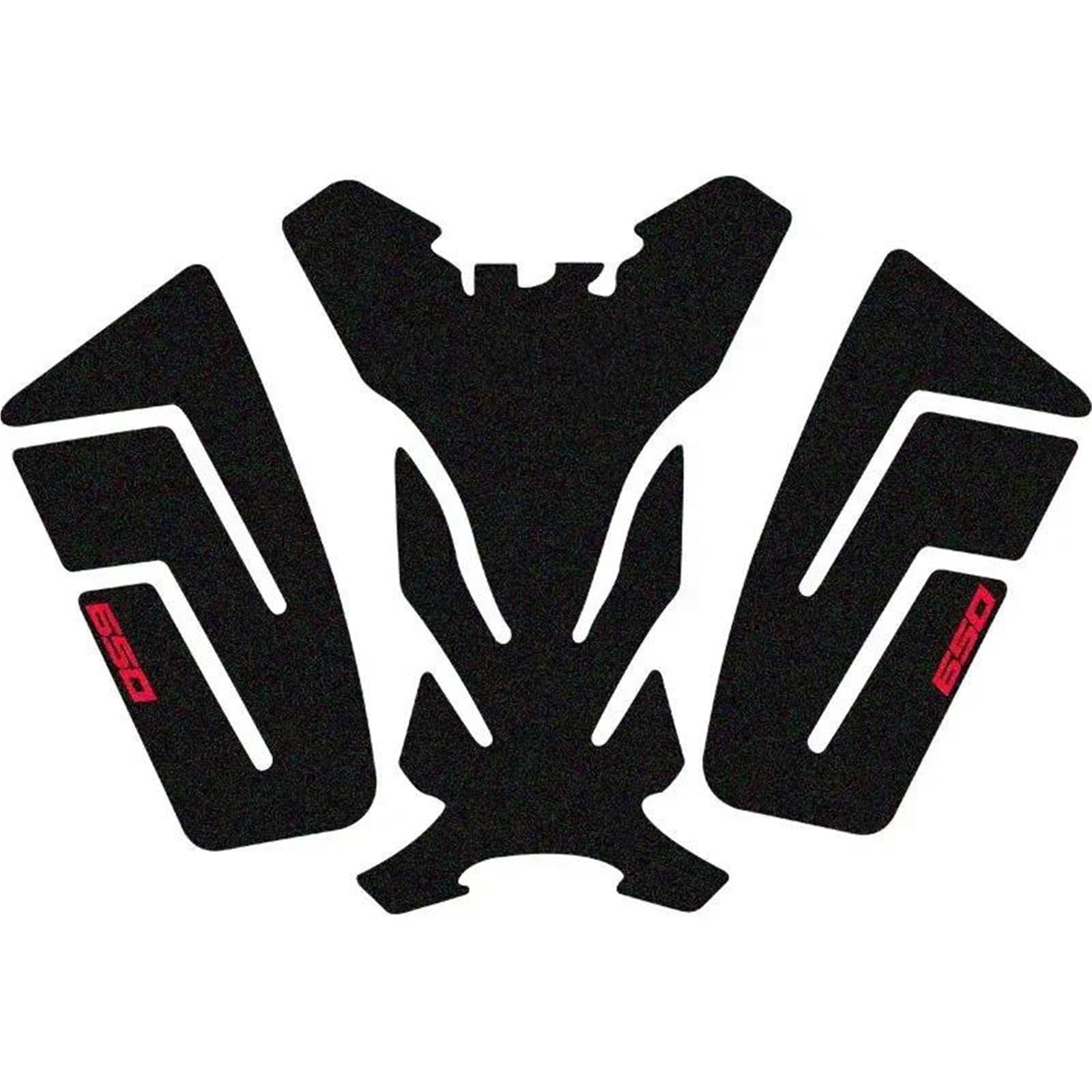 Water Tank Cover Motorcycle Anti-Slip Fuel Tank Pads Protector Side Traction for Kawasaki for Versys for X300 650