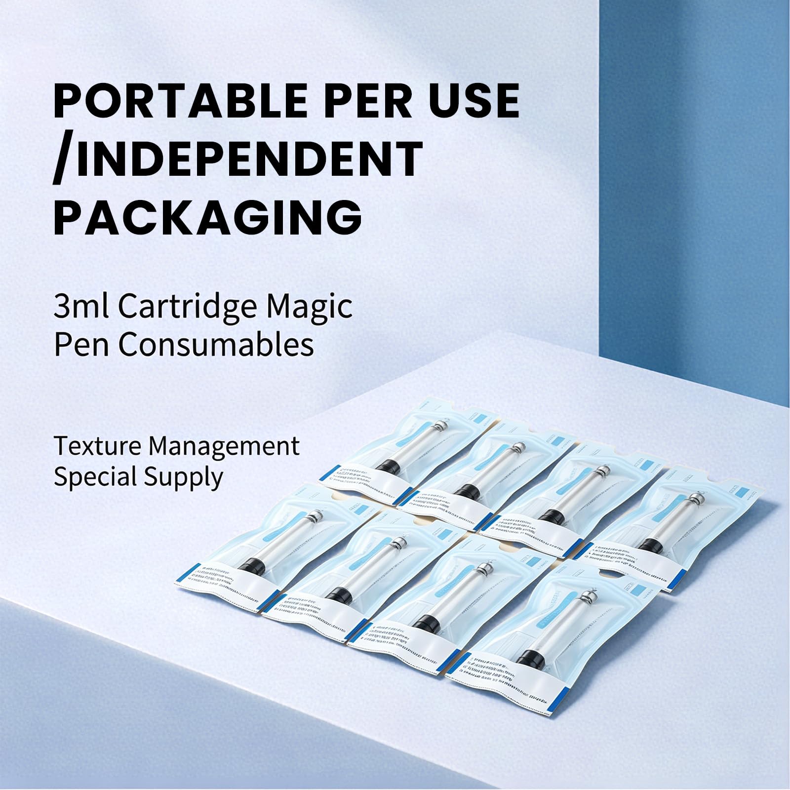 Kartusche 3 ml, 10er-Pack Leer Pen-Kartuschenstil, Einzeln Verpackt