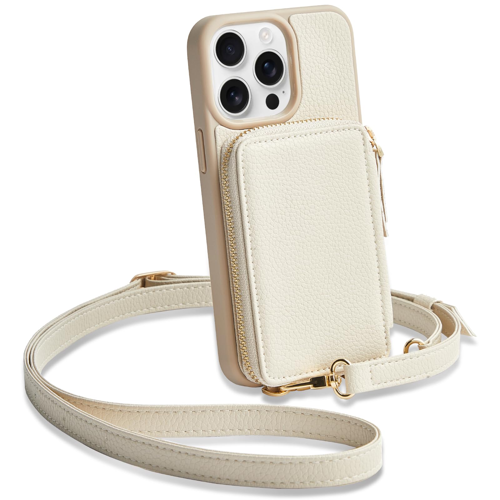 ZVE Wallet Case for iPhone 15 Pro