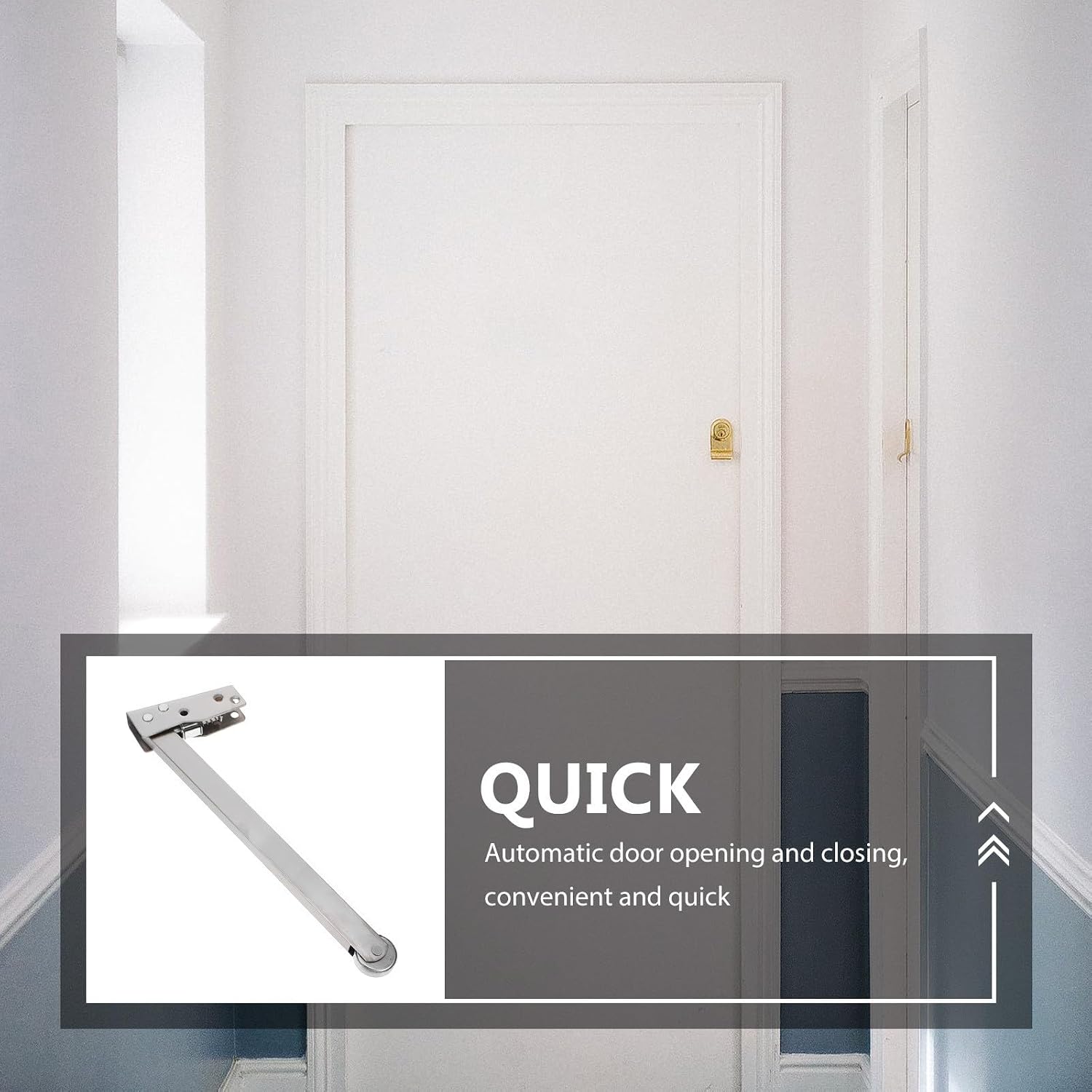 Stainless Steel Spring Door Closer Automatic for Home and Commercial Use