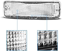 Vista 3 de AmeriLite Juego de luces de estacionamiento de repuesto transparentes para Toyota Pickup 90-91 4Runner 1988-1995, lado del pasajero y del conductor