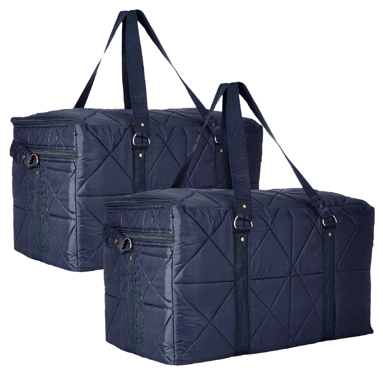 kuber industries Storage Duffle Bag | Parachute Travel Storage Bag | Storage Organizer for Clothes | Storage Carrying Bag with Handle | Zipper Closure Storage Bag for Clothes-picture-53