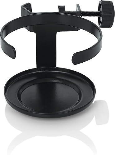 Miniatura 2 de Gator Frameworks Soporte para micrófono para bebidas para bebidas, abrazadera de taza individual (GFW-SINGLECUP) (paquete de 2)