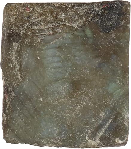 GEMHUB Cristal curativo de labradorita negra áspera de 70.45 quilates para hacer joyas, decoración del hogar y la oficina