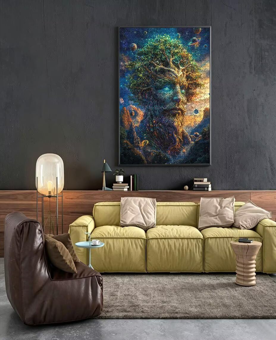 Puzzle 2000 Pezzi Astratto Albero Demone 3D Puzzle per Adulti Impegnativo, Educa Puzzles Artistico, Divertente E Stimolante Puzzles Decorativo per La Famiglia, Regalo e Decorazione Pareti BXHZW6-160