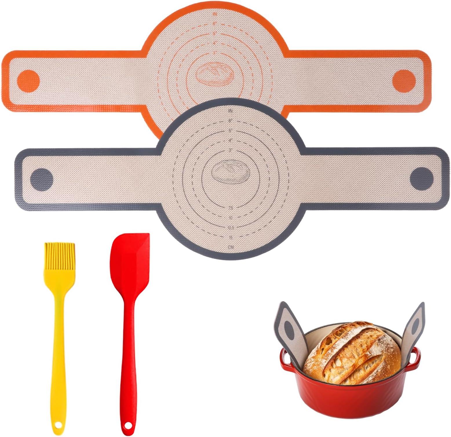 DIGASELO Bread Sling for Dutch Oven, Premium Silicone