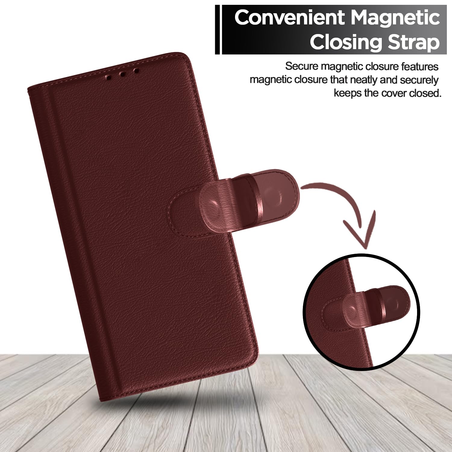 Pikkme Leather Flip Cover for Redmi Note 17 5G - Wallet Stand -6 Pikkme Leather Flip Cover for Redmi Note 17 5G - Wallet Stand -6