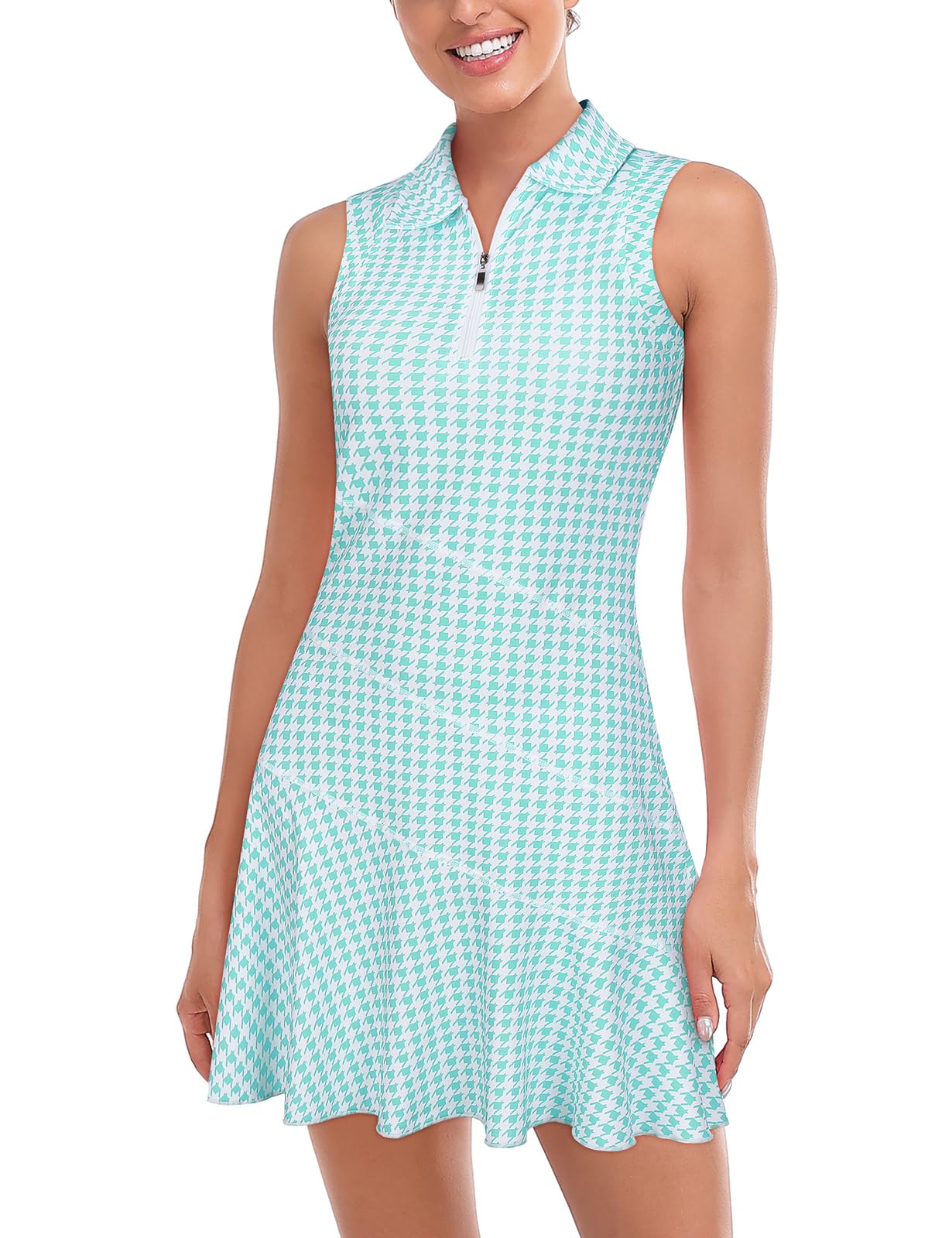 View 1 of Misyula Women's Golf Dress with Shorts