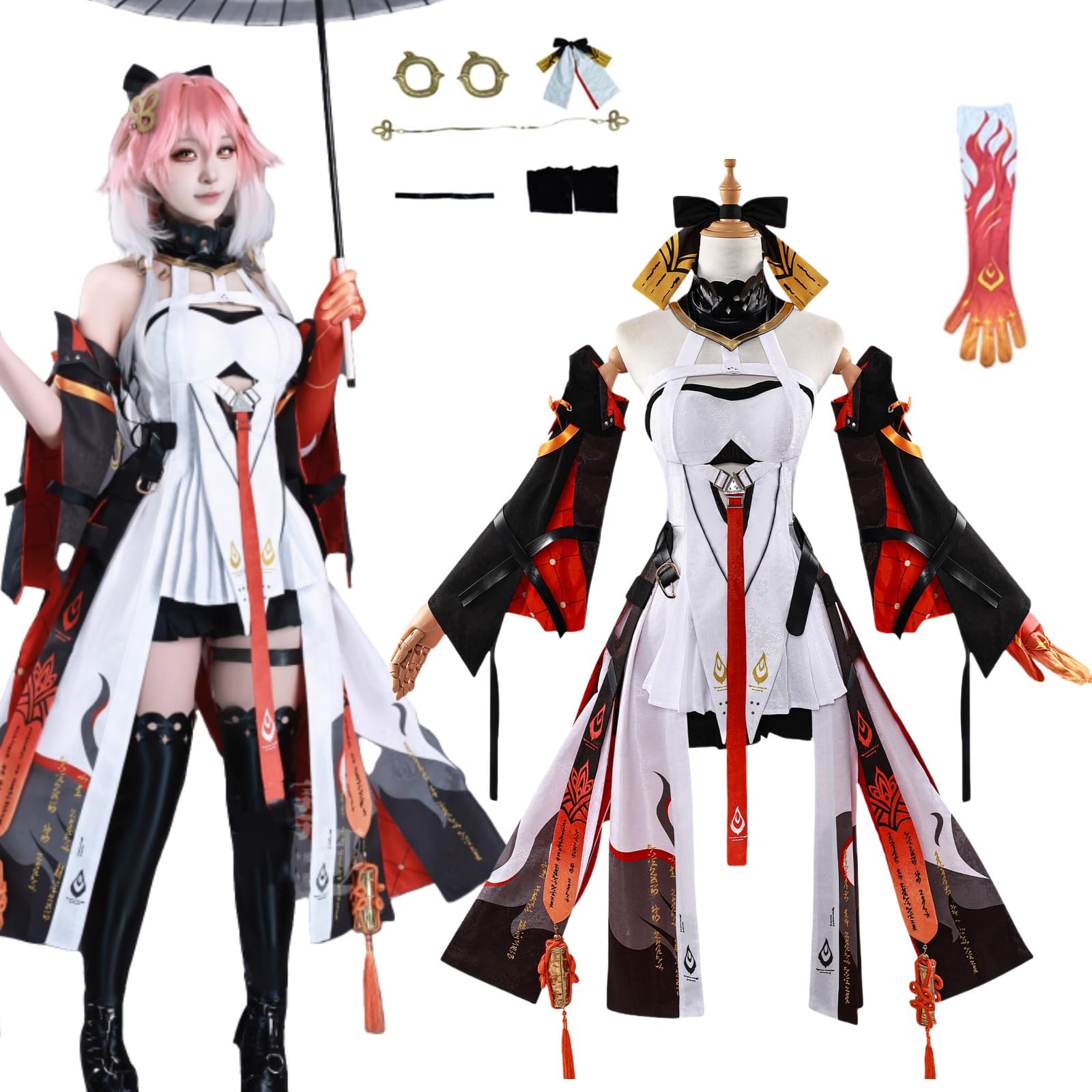 フルセット 延びれ 鳴潮（めいちょう） 長離 (チョウリ) コスプレ衣装  