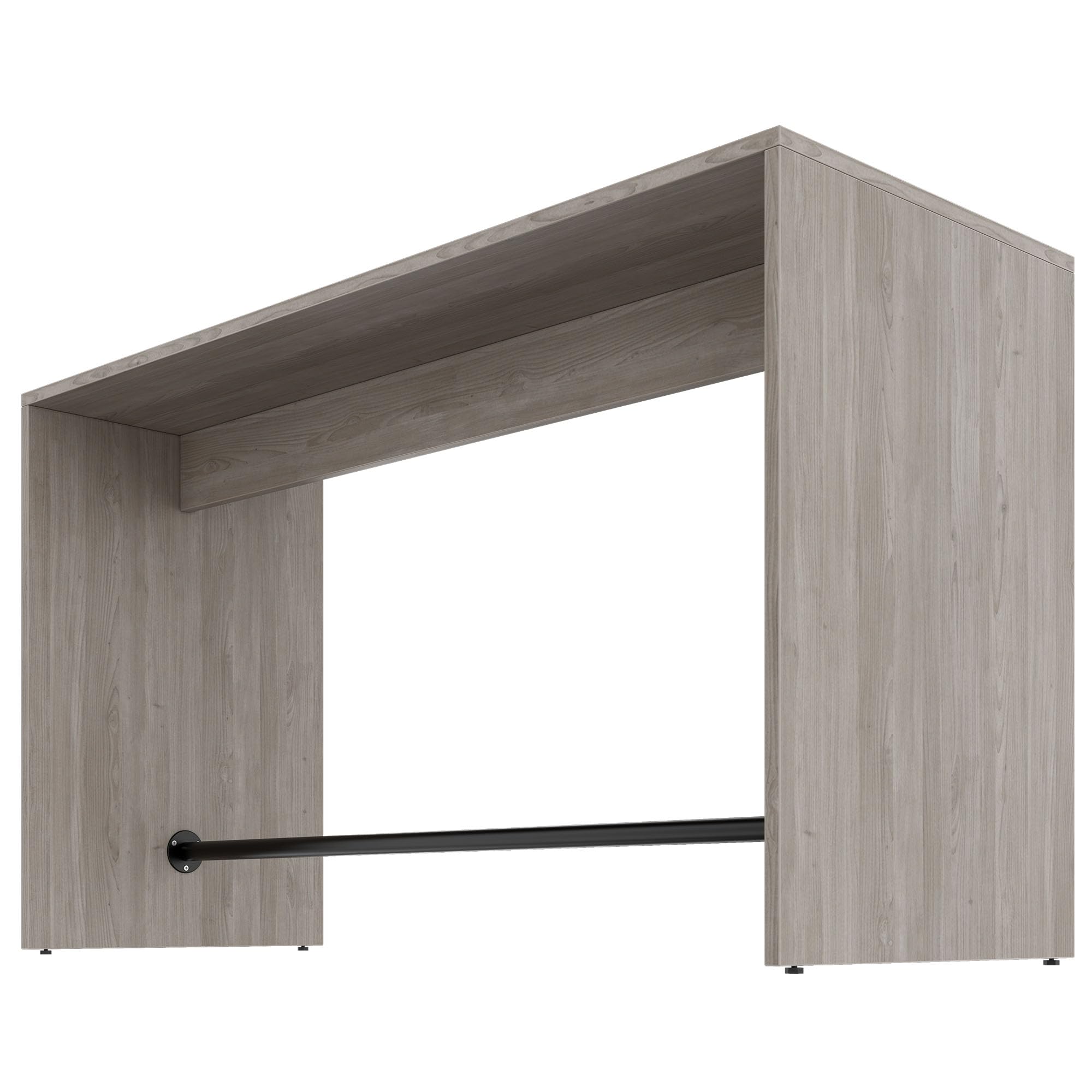 Stół wysoki | Light | melamina, dąb północny | 160-180 cm | wytrzymały | odporny na zarysowania | przyjemna wysokość | do biura, na spotkanie i w czasie wolnym