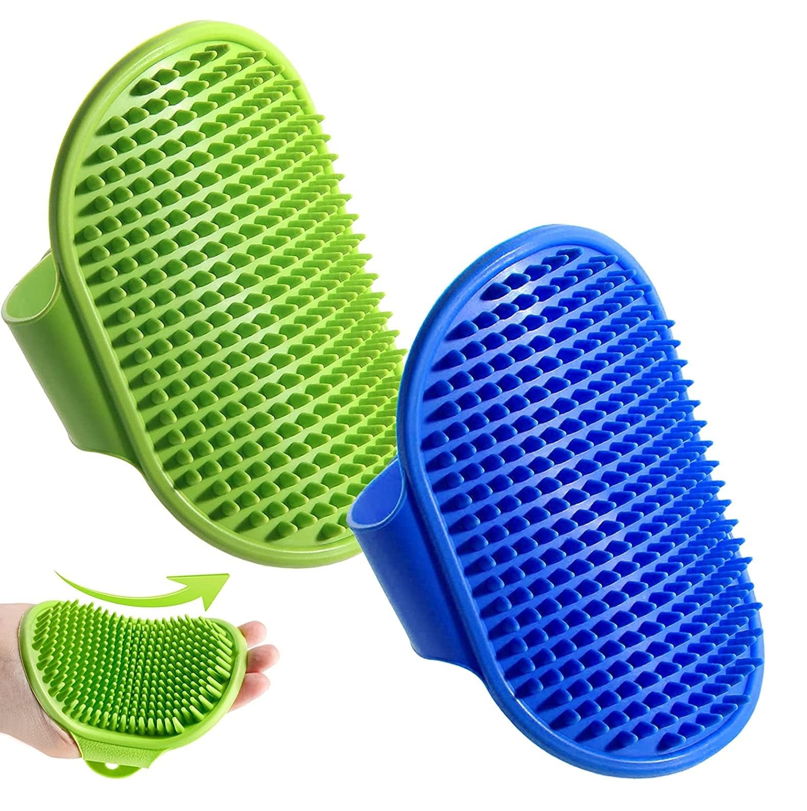 Gurez Pet Massage Rubber Bath Glove for Dogs, Cats, Rabbit, & Hamster, Grooming Shampoo Washing Soothing Bristles Hand Brush Comb 1 Piece (B0D2J6JQYJ) Amazon Price History, Amazon Price Tracker