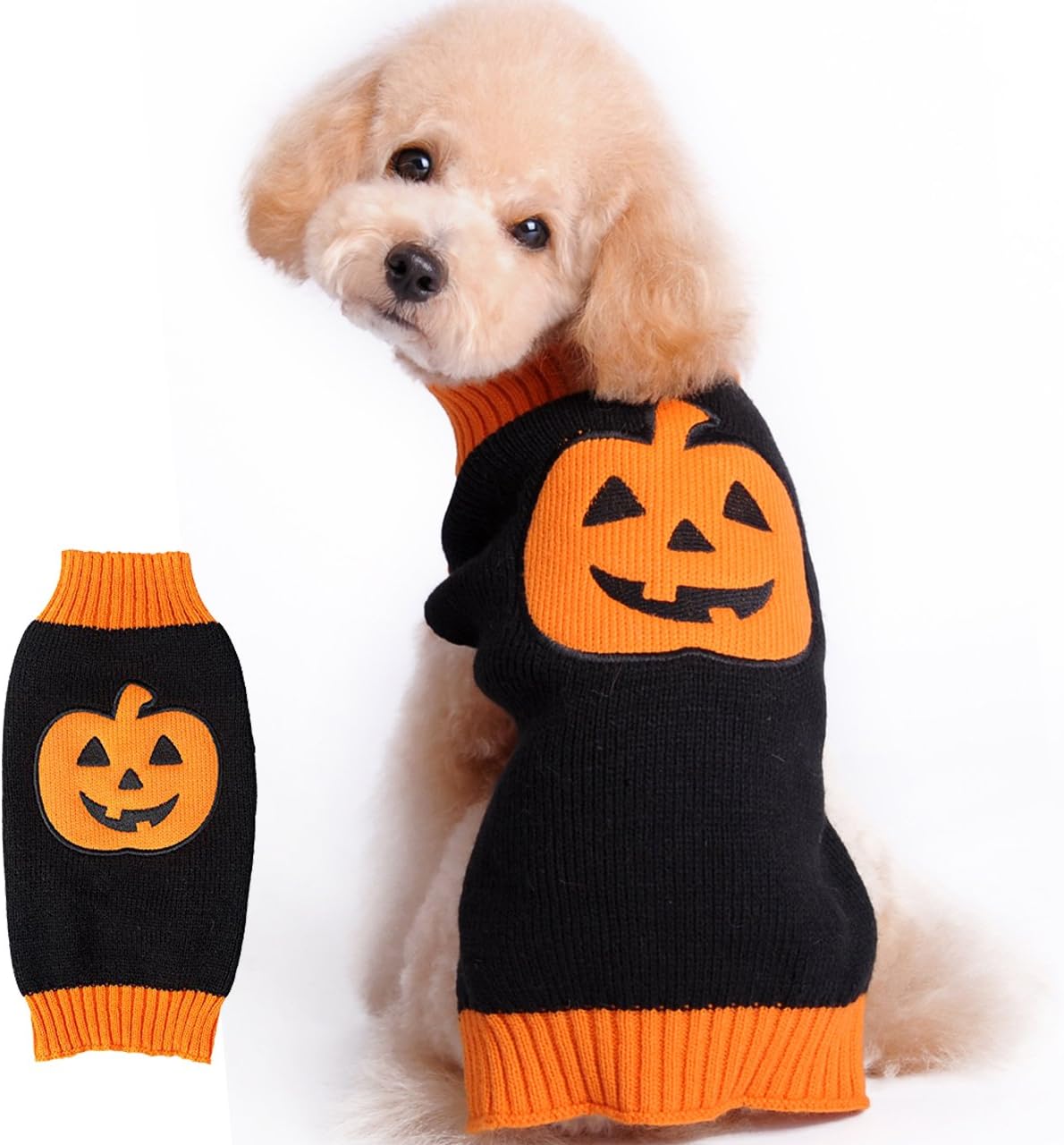 HAPEE Dog Sweaters, Halloween pet Clothes for Dog cat