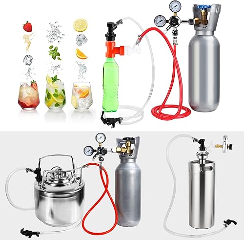 Miniatura 6 de MRbrew Kit de montaje de línea de cerveza con cerradura de bola de 5 pies, línea líquida de 316 pulgadas con grifo de picnic, tubo de preparación de