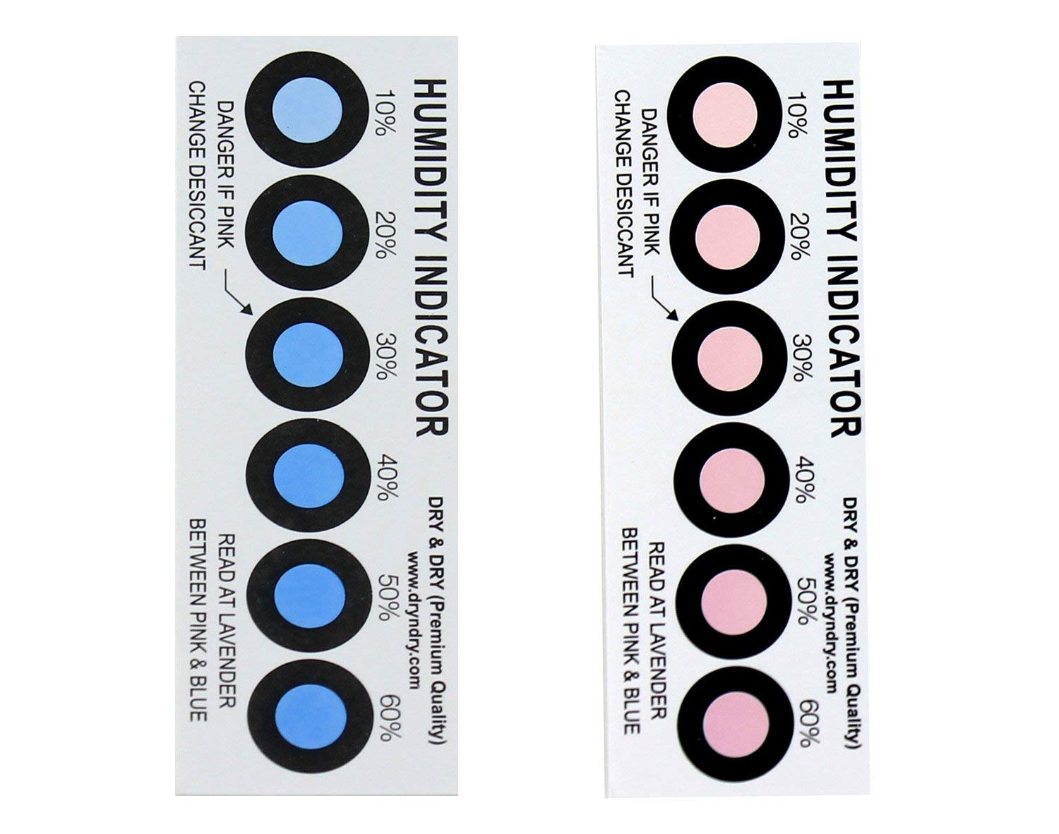 inkocean 10-60% 6 Spot Humidity Indicator Cards -20 Pack Cards-picture-12