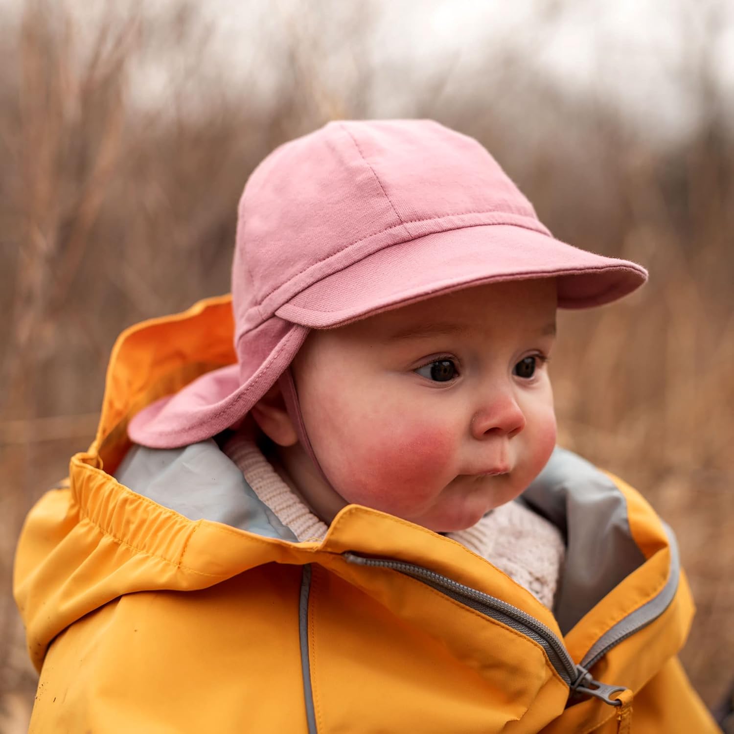 JAN & JUL Sun Soft Baby Cap | Cotton Neck Flap Hat for Littles - Image 6