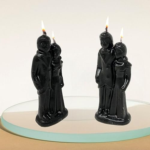 Miniatura 6 de Vrinda Vela decorativa erótica para parejas, molde de velas para retratos artísticos, velas románticas hechas a mano para rituales, hechizos de