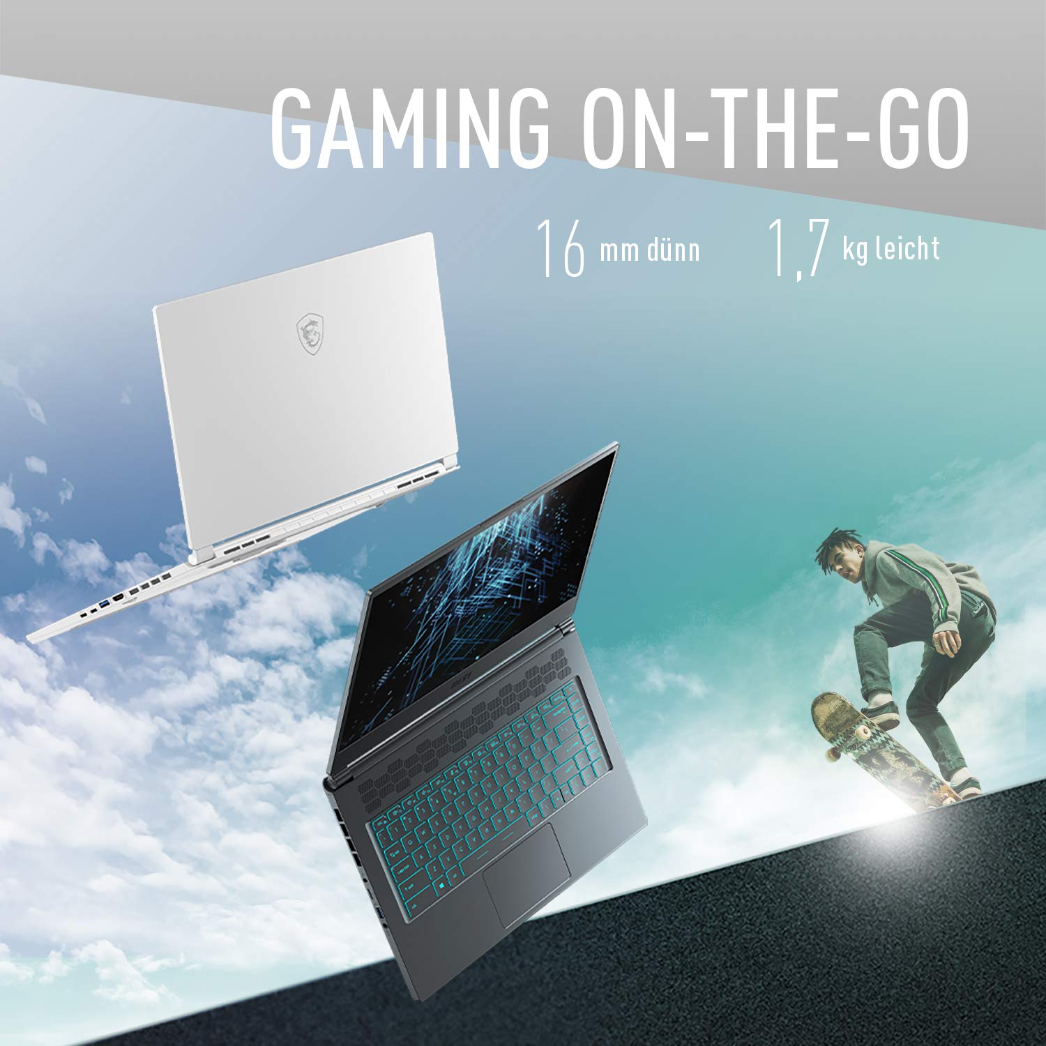 MSI Stealth 15M White 15.6 Zoll FHD (1920 * 1080 Pixel/144 Hz) Gaming Notebook (Intel Core i7-11375H Special Edition), 16 GB RAM DDR4-3200, NVIDIA GeForce RTX 3060, 1TB Windows 10 Home, A11UEK-028