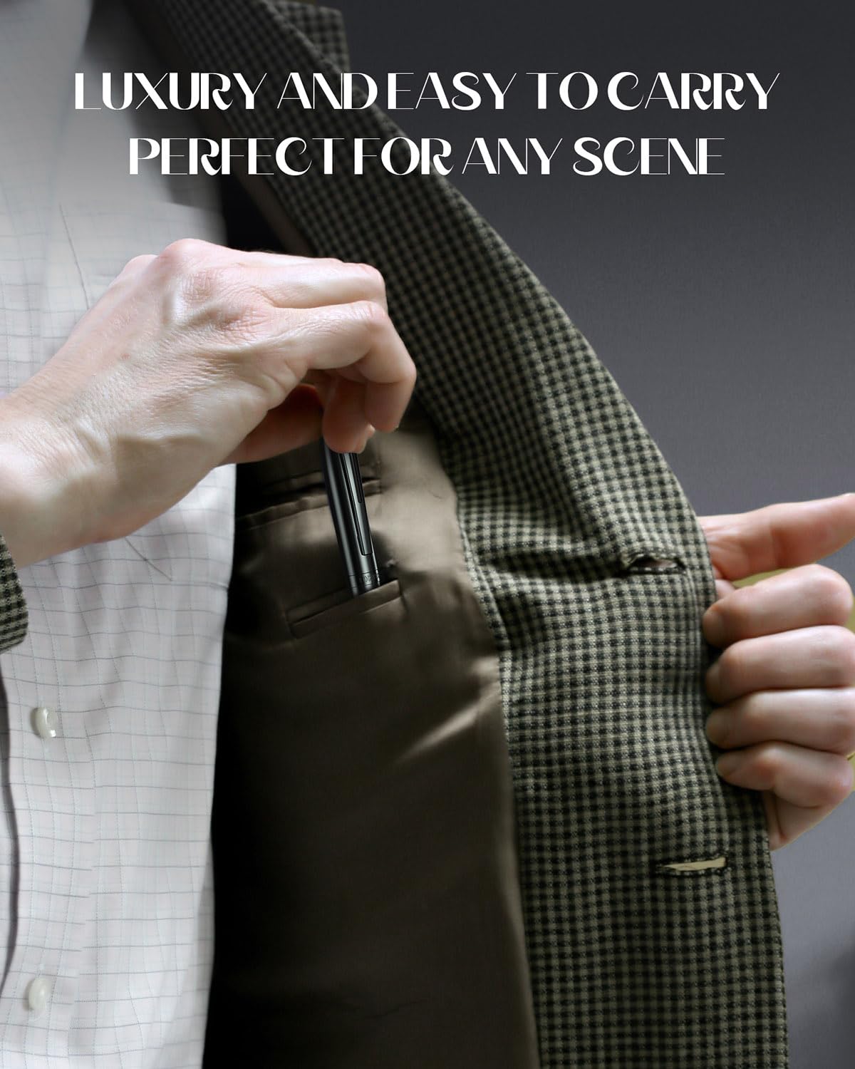 samurai Rollerball Liquid Ink Pen Set Luxury Executive Writing Pen for the Office Rollerball Pen Refillable Schmidt Refill — view 6