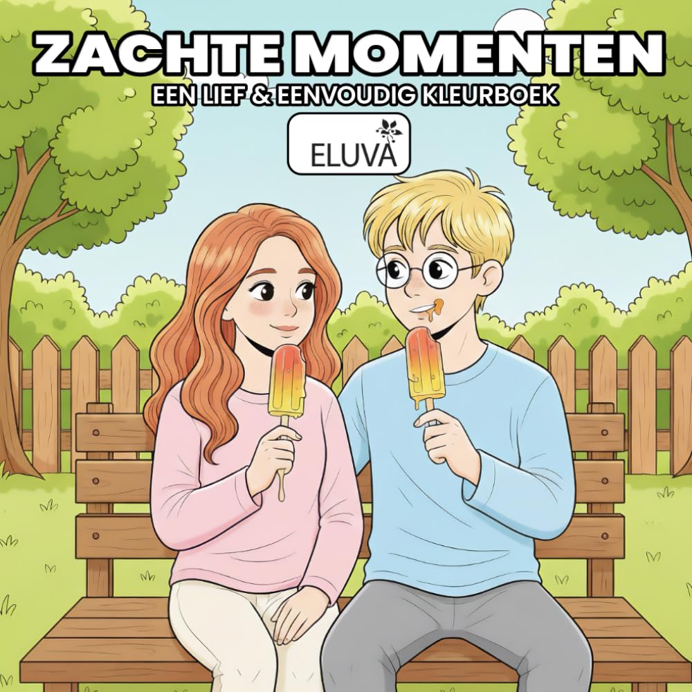 Zachte Momenten Een Lief & Eenvoudig Kleurboek: Een Hartverwarmend Kleurboek met 60 Romantische Illustraties – Eenvoudig en Stressvrij Kleuren voor Volwassenen en Tieners – Vier de Liefde