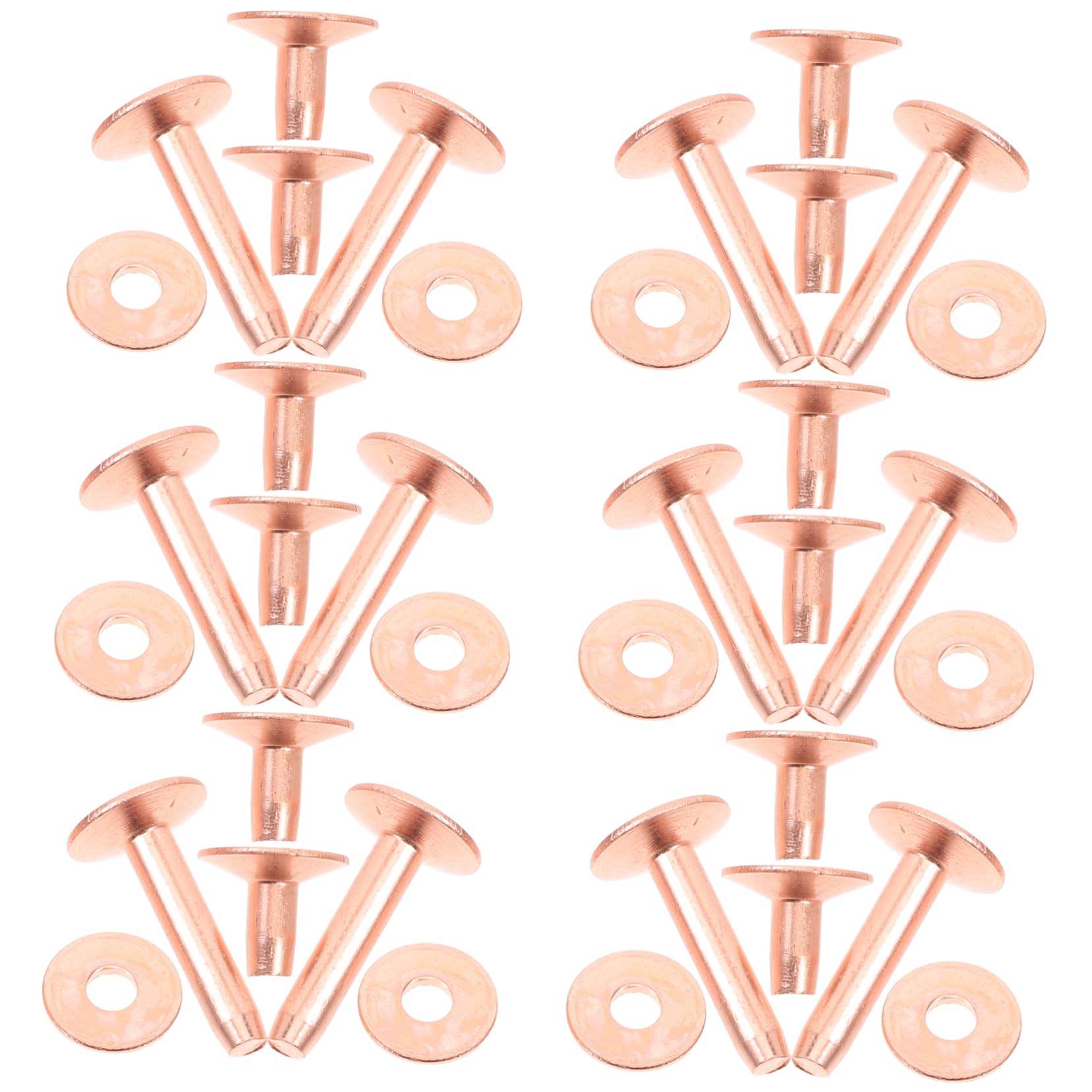 154piezas Kit De Remaches De Metal Redondos Para Ropa y Calzado Clavos Decorativos De Estilo Punk Para Proyectos De Manualidades