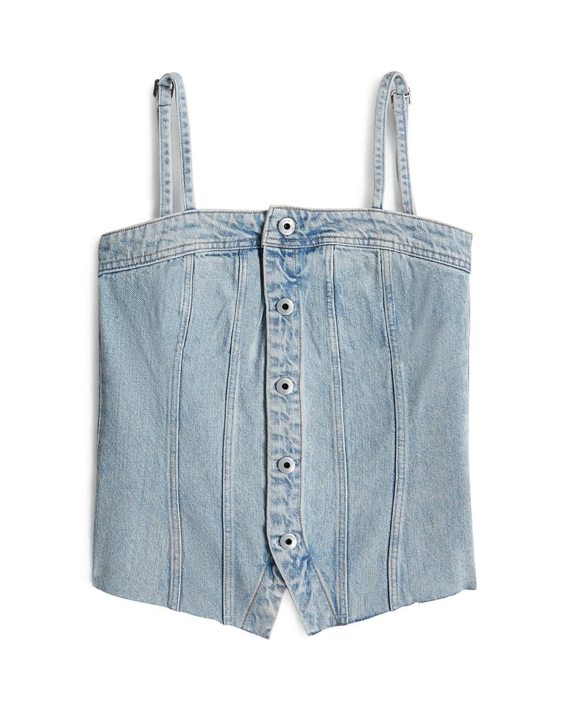 G-Star Women's Kick Bustier Wmn, Size: L, Color Blue