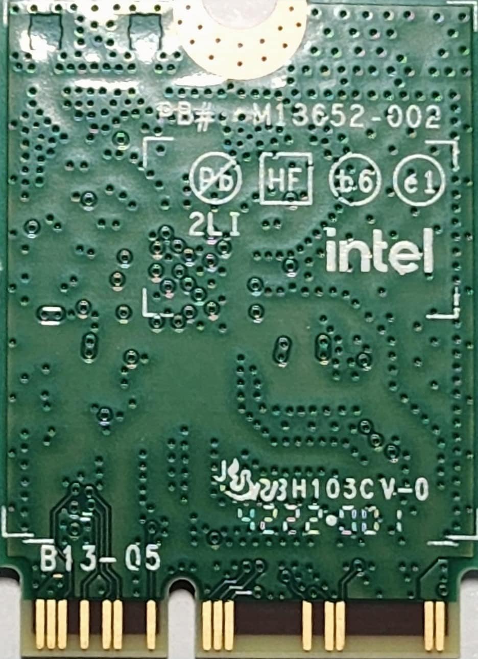 Intel AX211 IEEE 802.11ax Bluetooth 5.3 Wi-Fi/Bluetooth Combo Adapter