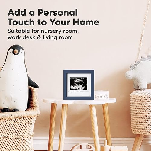 Miniatura 7 de KeaBabies Portarretratos de ecografía para bebé, modernos marcos de fotos de ultrasonido para mamá, regalos de primer embarazo para futura mamá y