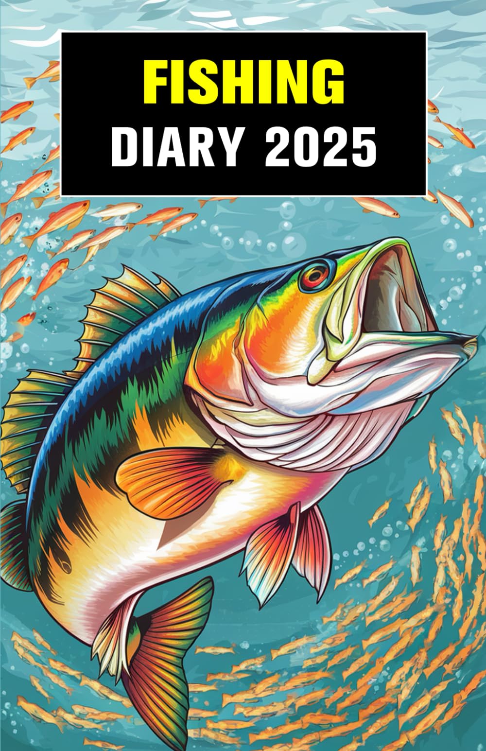 Fishing Diary: Fisherman Diary, Fishing Gift, Fishing Christmas Present