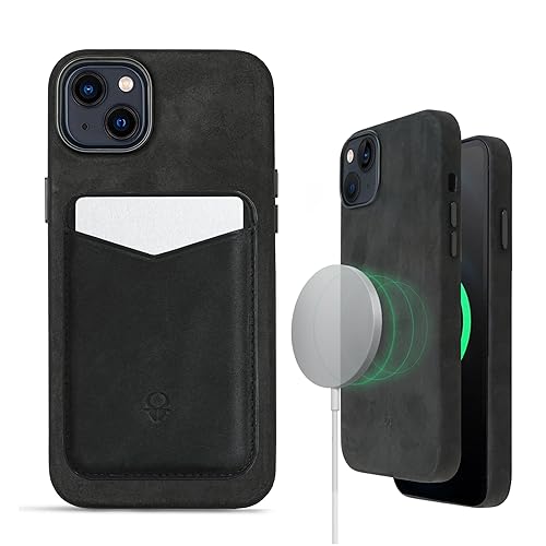 DONBOLSO 14 Pro - Funda de piel auténtica para un agarre cómodo, protección completa con un diseño clásico y elegante, fácil acceso a todos los
