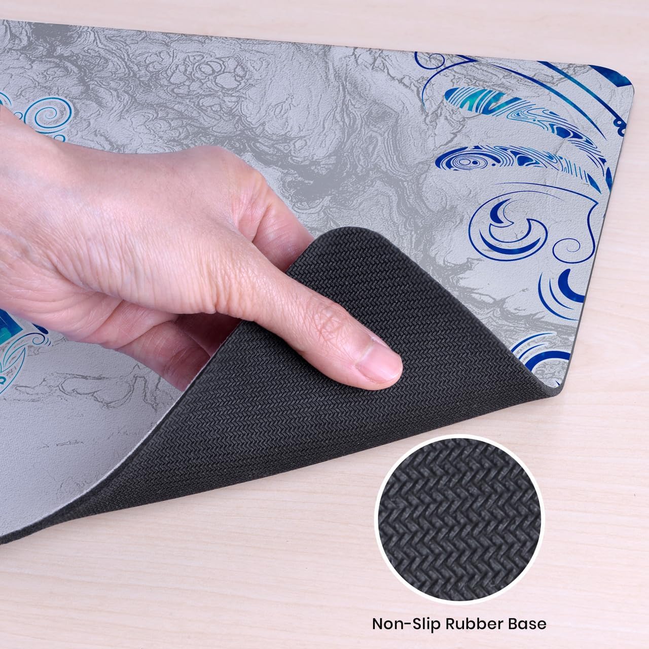 Head Case Designs Officially Licensed Harry Potter Hogwarts Aguamenti Graphics 23.62 x 11.81 x 0.12 inches (600 x 300 mm) - L Gaming Office Desk PC Keyboard Mouse Mat Pad