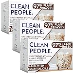The Clean People Fabric Softener Sheets - Dryer Sheets - Softens & Removes Static Cling - Vegan Laundry Softener, Essential Oils - Sweet Petals & Vanilla 360 Pack