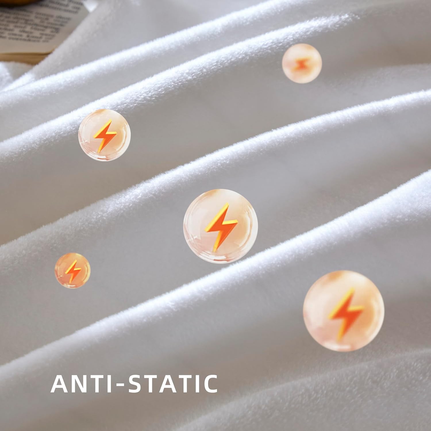 CHUFFED Cotton Waffle Blanket Queen Size-Plush Milk Velvet & Reversible Waffle Weave,Anti-Static 500Gsm Design,Thick Cozy Soft Winter Blanket for Bed, Couch, Sofa - White, 90x90 Inches - Image 7