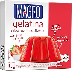 Lowcucar Gelatina Magro Com Sucralose Morango Silvestre