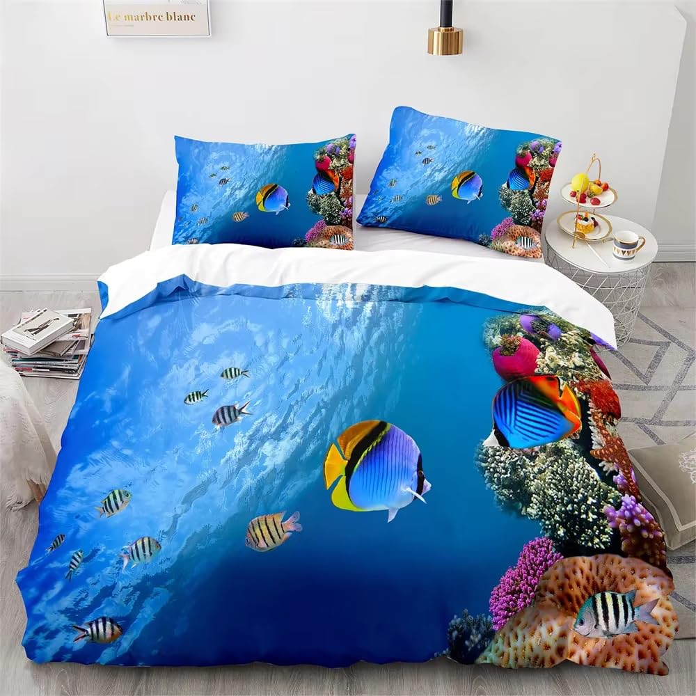 Housse de couette 240 x 260 cm adulte avec fermeture éclair lit 2p