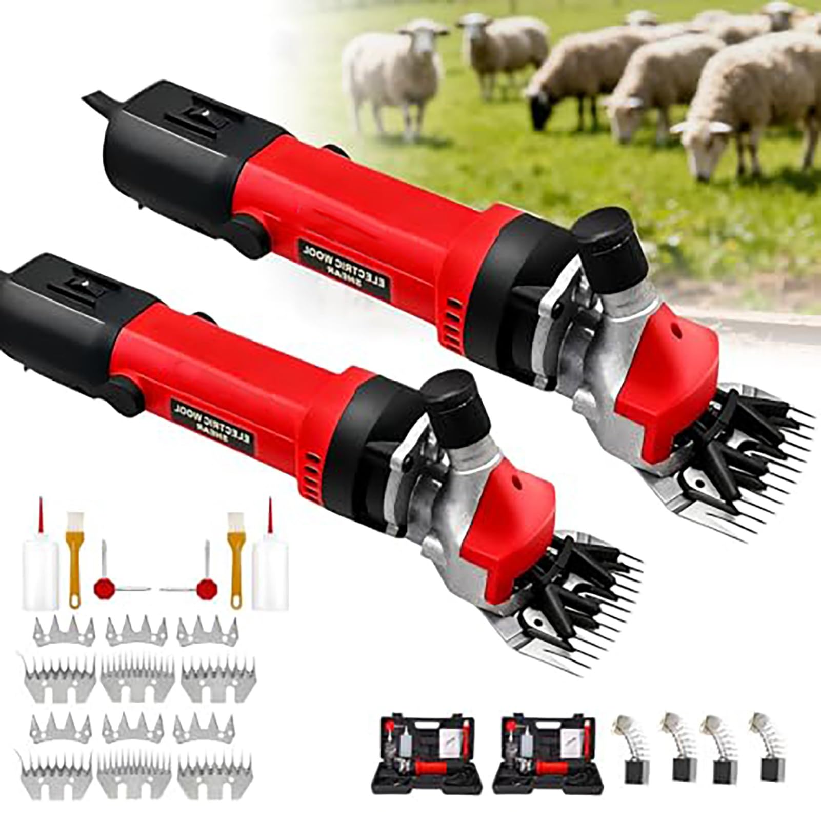 Tondeuse électrique robuste pour tondre le troupeau de chameaux
