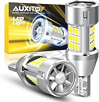 Vista 20 de AUXITO Luces direccionales LED 7443 7440 T20 7440A bombillas LED ámbar amarillo brillante 7441 7444 7444NA W21W luces LED de repuesto para luces