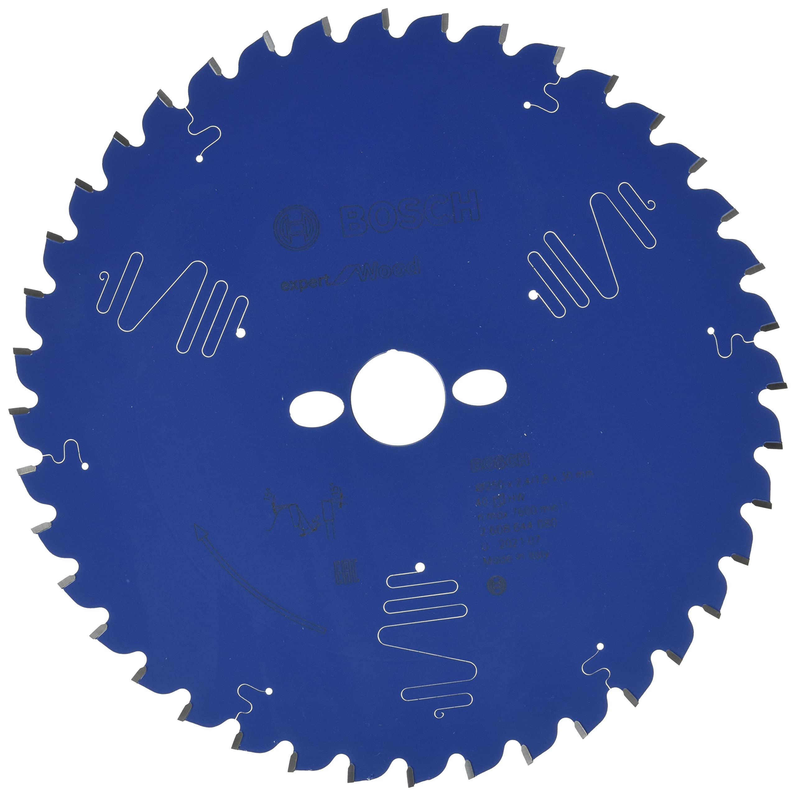 Bosch 1x Lame de scie circulaire filaire EXPERT Wood pour scies à onglets