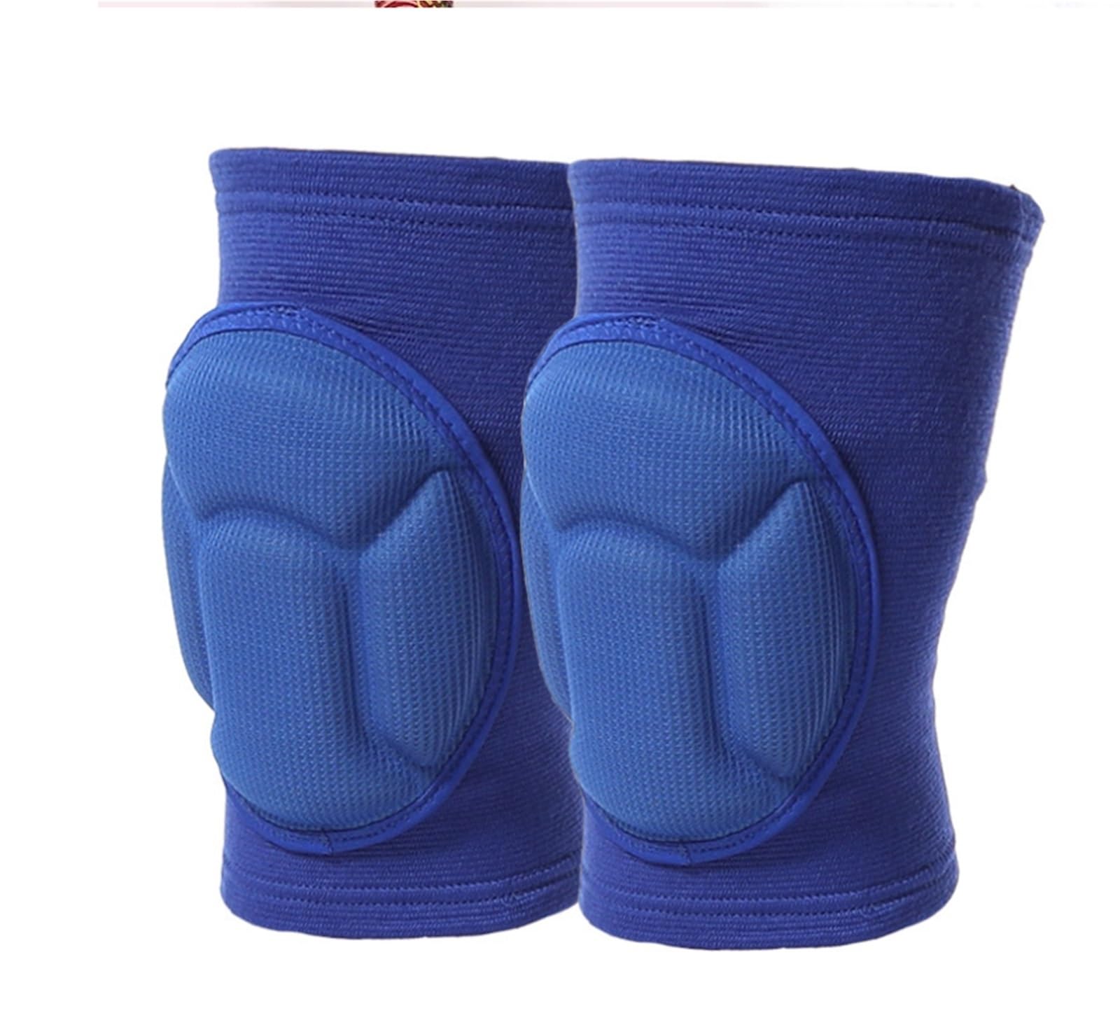 Rodilleras, Knee Brace Rodilleras De Compresión Esponja Antideslizantes Y For Evitar Colisiones, Voleibol, Danza Yoga Deportiva Ajustable Rodillera(Blue,XL)