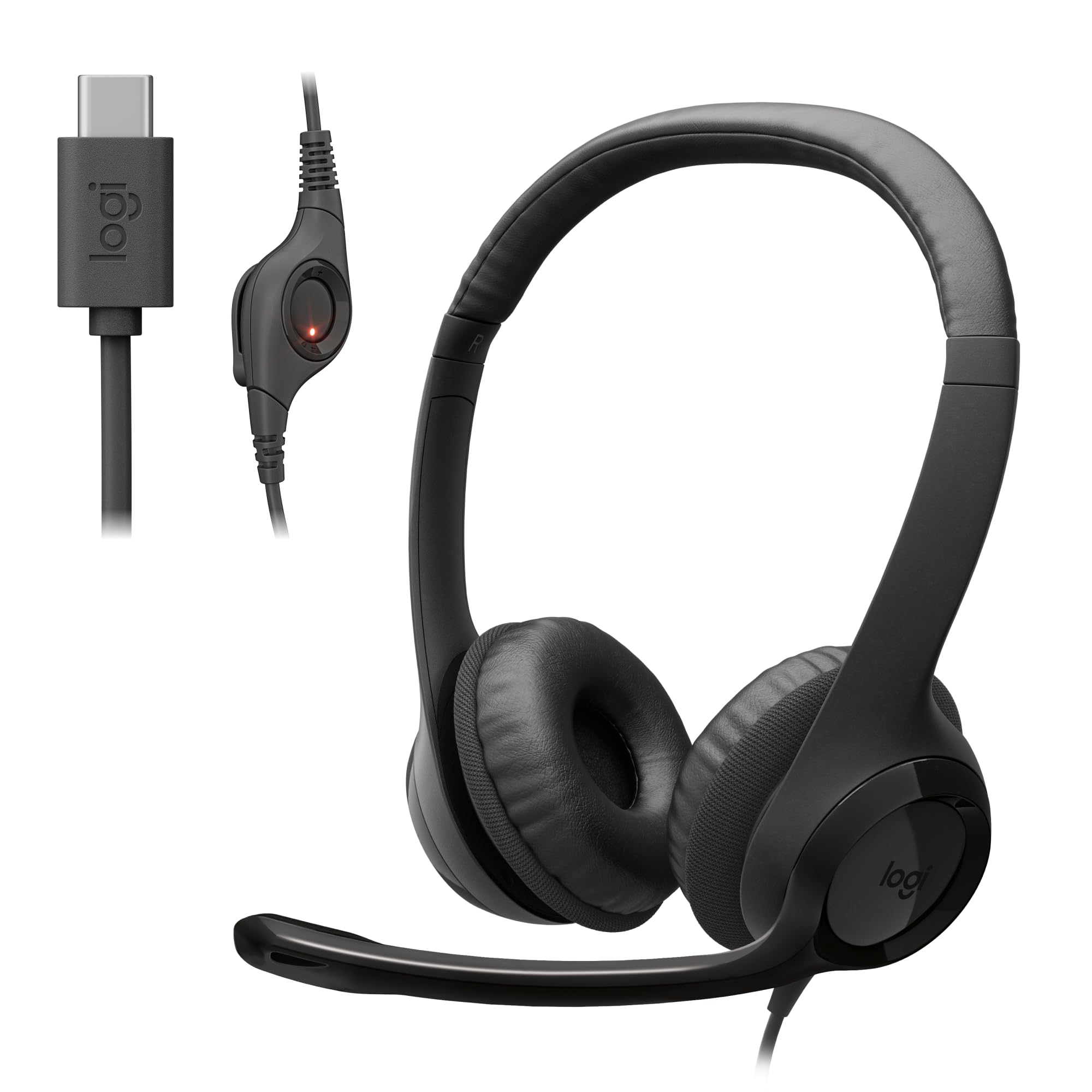 ロジクール ヘッドセット USB Type-C 接続 ノイズキャンセリング マイ…