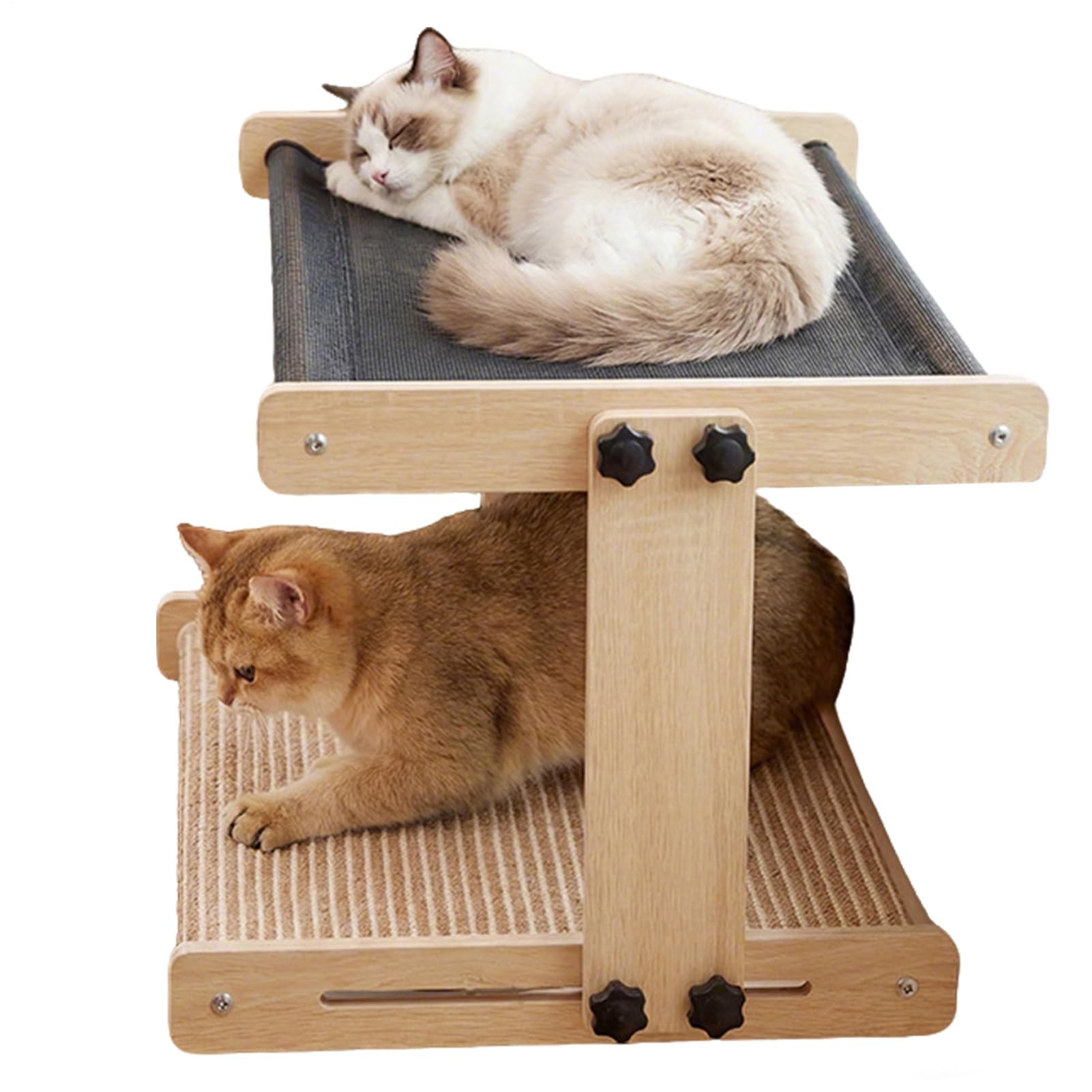 Posadero para gato en repisa de ventana Hamaca flotante para mascotas de | Estante tipo percha para gato para casa de campo, apartamento, salón, dormitorio, balcón, estudio, mesita de noc