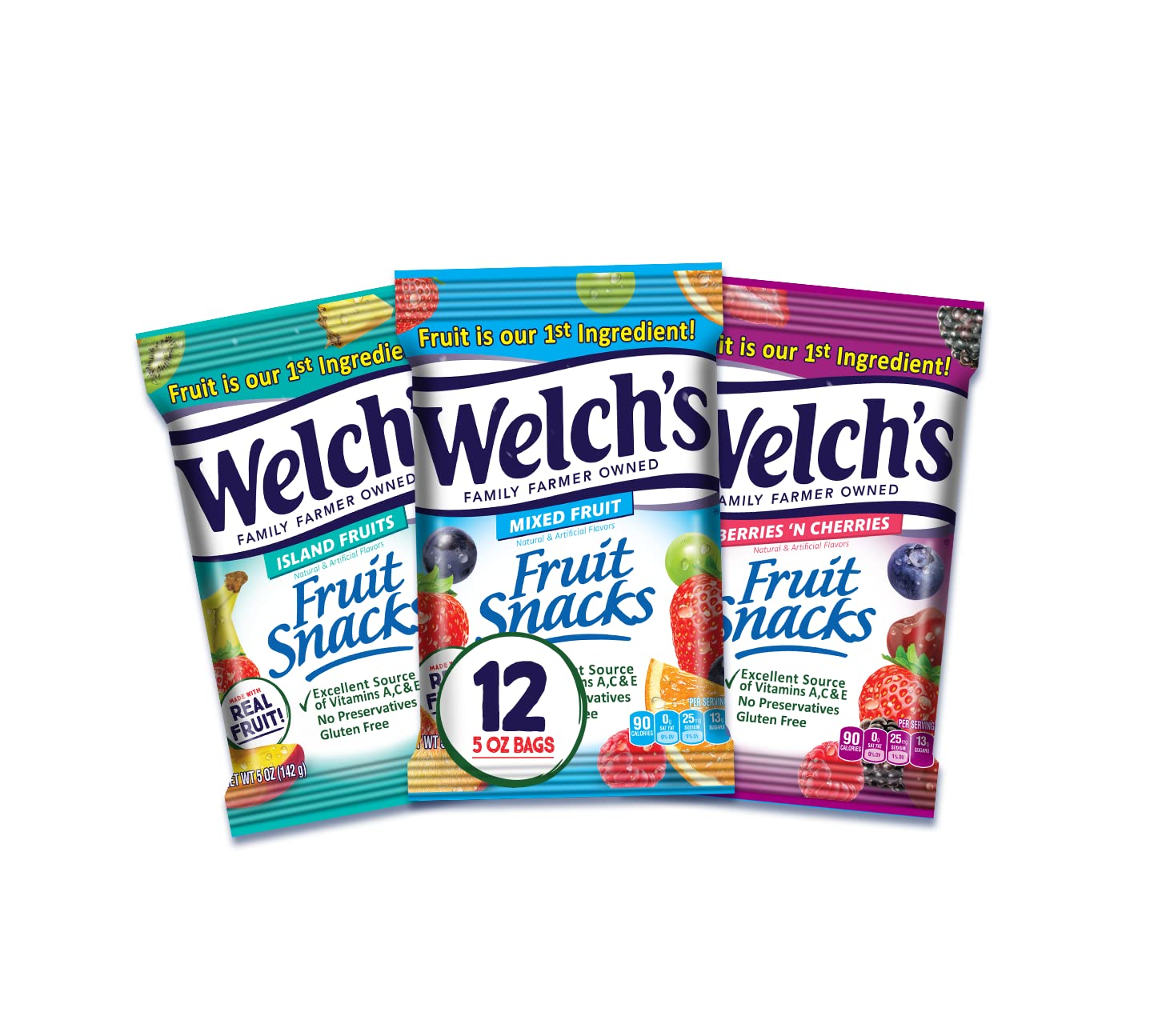 Welch's Fruit Snacks, Variety Pack With Mixed Fruit