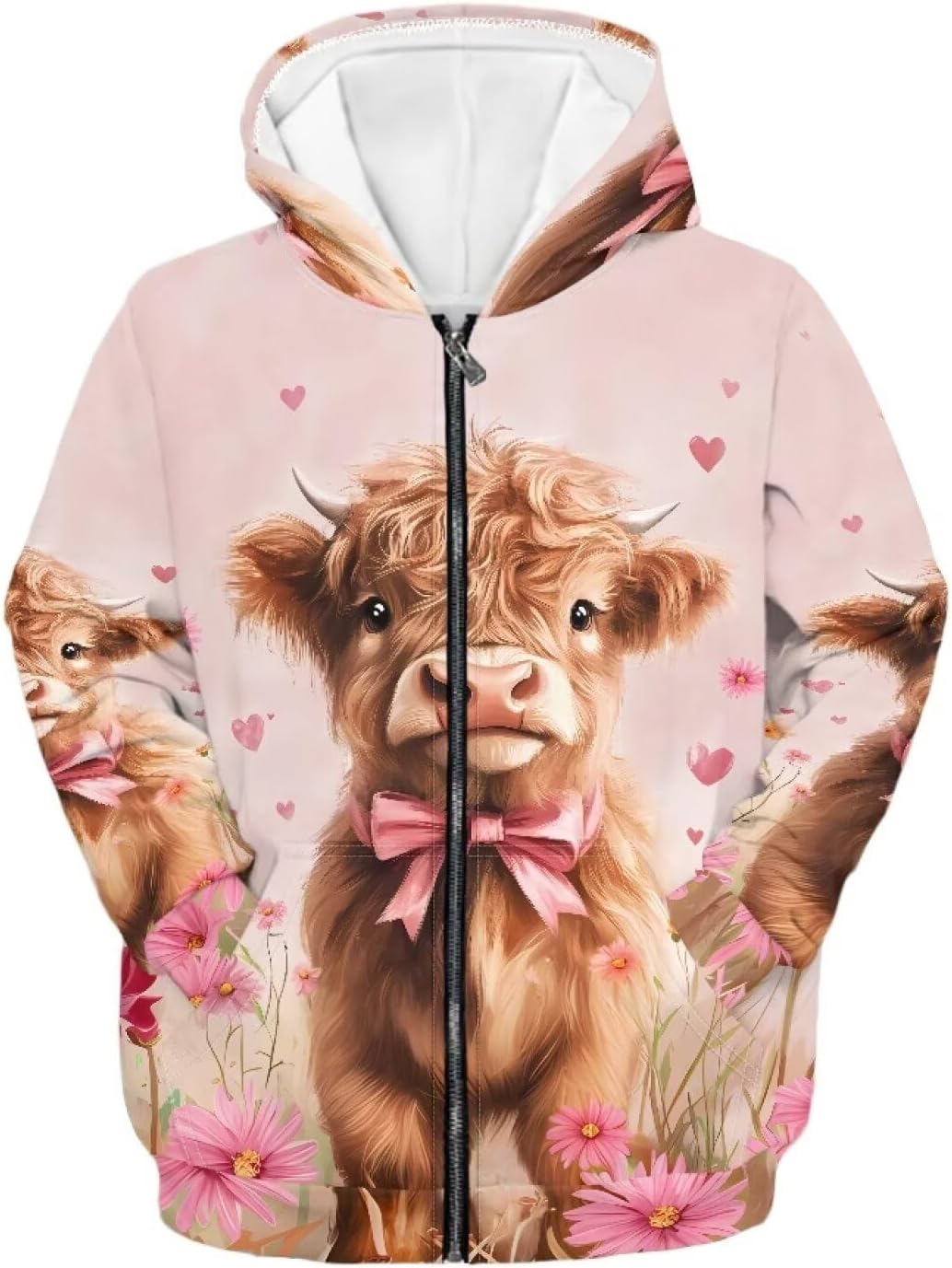 Cumagical Kids Hooded Zipper Sweatshirt Popular Styles For Boys Girls Warm Comfy Wear